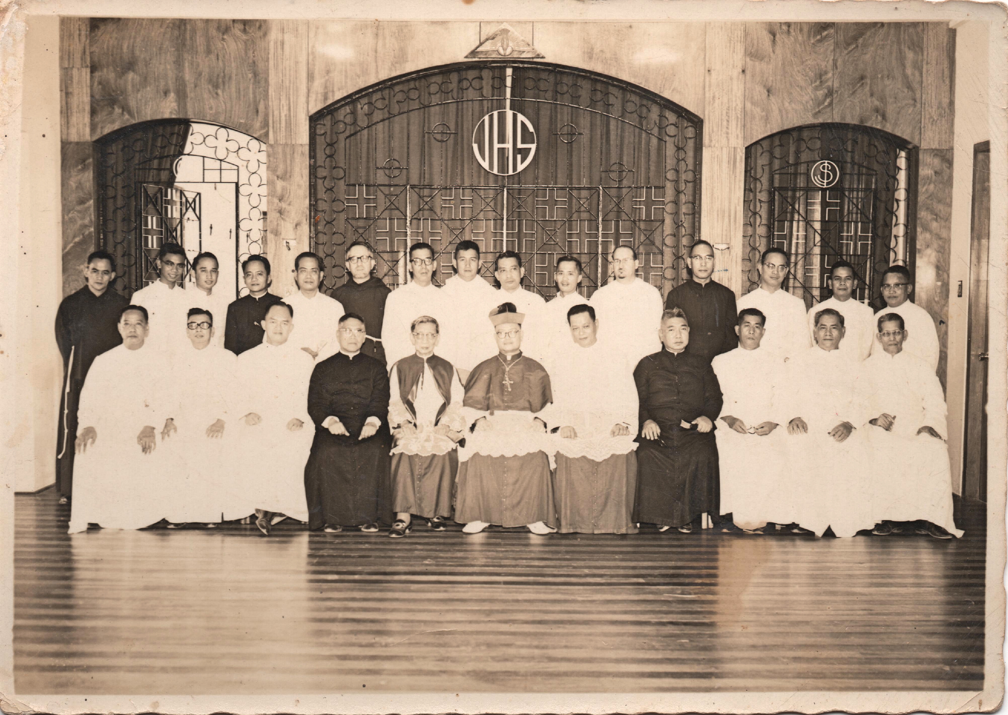 Clergy of Cavite on the 1st Anniversary of the Diocese